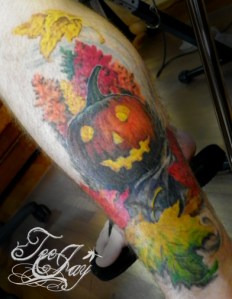 halloween tattoo