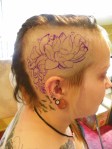 head tattoo stencil
