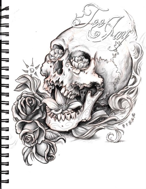 Sugar Skull Tattoo design