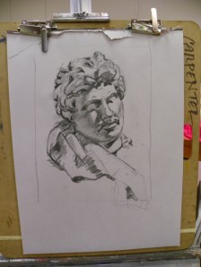 more finished charcoal drawing