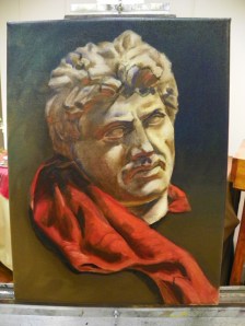 Work in Progress Oil painting