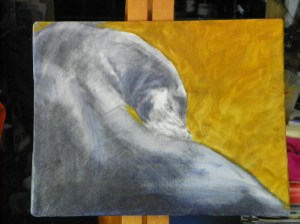 washes for base of oil painting seal