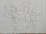 gesture drawings charcoal
