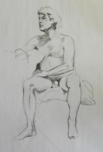 figure drawing charcoal