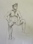 figure drawing charcoal