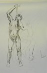 figure drawing with charcoal