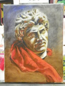 building up layers in oil painting