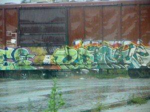 train graffiti