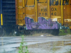 train graffiti