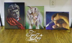 Oil paintings by TeeJay