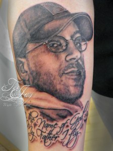 tribute portrait tattoo