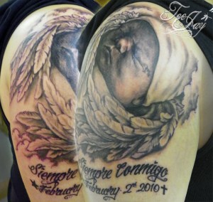 Memorial Tattoo for Lost Child