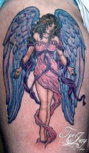 angel tattoo