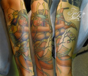 Hot Samurai tattoo