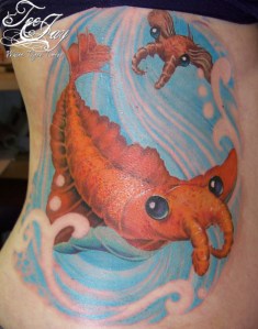 Giant Cambrian Predator tattoo