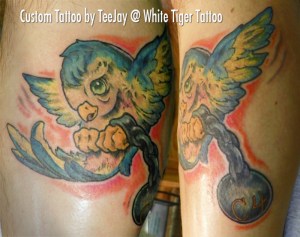 JAIL bird tattoo