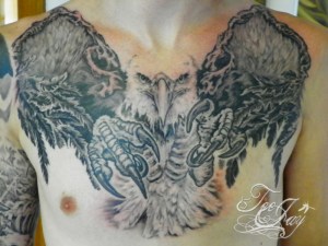 zombie eagle tattoo