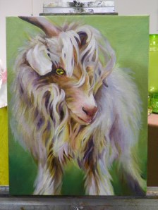 goat painting
