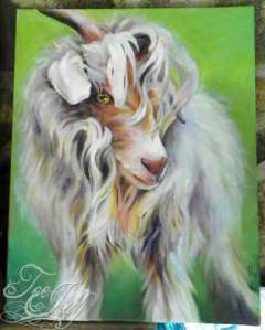 Goat painting