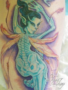 see through fairie tattoo