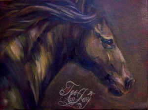 horse painting