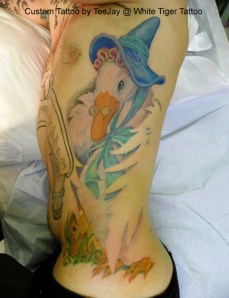 Mother Goose tattoo