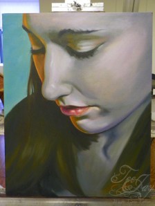 painting of Jessica Dill