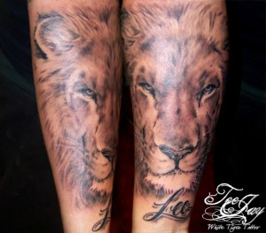 Leo Lion tattoo