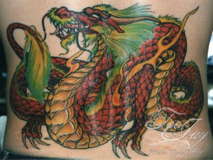 Red Dragon tattoo