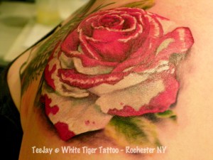 "painting the roses red" tattoo