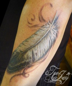 eagle feather tattoo