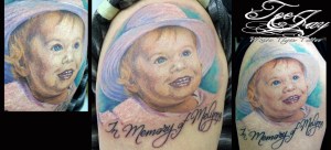 color portrait tattoo 