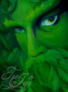 Greenman painting