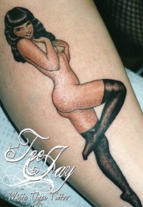 Bettie Page tattoo