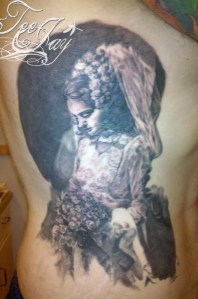 Parents Wedding Portrait tattoo