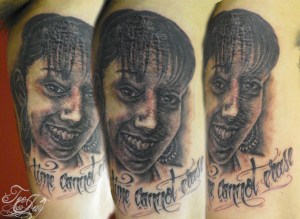 Memorial Portrait tattoo