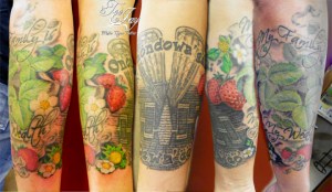 Seneca half sleeve tattoo