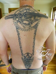 bicycle chain tattoo