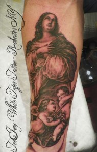 Mother Mary tattoo
