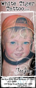 color portrait tattoo Rochester NY