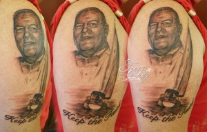 memorial tattoo for Dad