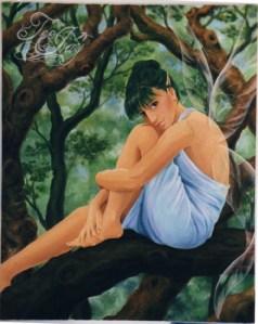 Woodland Fairy painting
