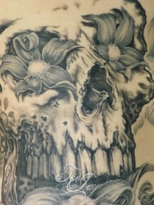 sugar skull tattoo