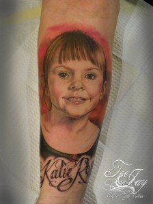 color portrait tattoo