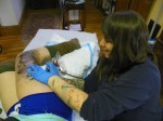 TeeJay tattooing Sara