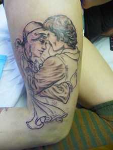 Sara's Gypsy Couple in progress