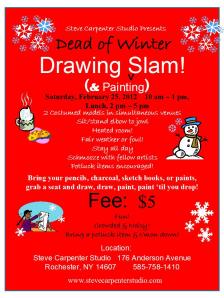 image7 Steve Carpenter Studio Mid Winter Drawing Slam