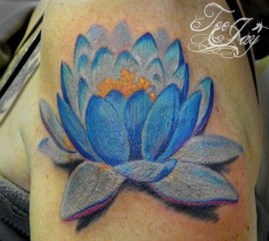 Blue Lotus tattoo