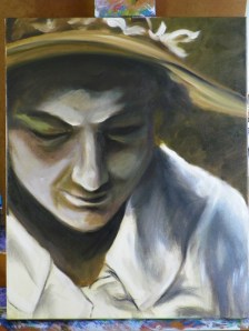 oil painting in progress