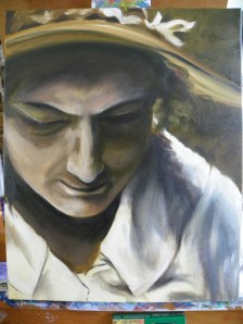 oil painting work in progress